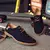 sapatos casuais clássicos de couro tipo camurça - comprar online