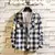 Camisete xadrez japan streetwear harajuku - loja online