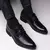 sapatos de couro formal britânico casual