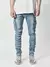 calças jeans com multi bolsos - loja online