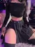 shorts saia punk goth feminina y2k e-girl streetwear - loja online