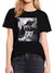 Camiseta gato e OVNI com gola redonda - PrimeTime 