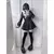 vestidos Harajuku preto xadrez kawaii lolita - comprar online