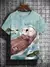 coleção de camisas de arte japonesa impressão 3d na internet