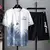 camiseta + shorts conjunto basquete casual - comprar online