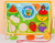 Painel magnético, alinhavo, quebra cabeça 3D e lousa FRUTAS