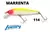 Pesque E Pegue Isca Artificial Nakamura Marrenta 110 Lucky Cor Cor 114 - Opaca Yashiro - comprar online
