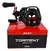 Carretilha Torment 235g Drag 8,5kg 12 Rol. Vel. 8.1:1 - Ms Cor Preto/vermelho - loja online