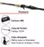 Vara Hammer 2,13m 25-50lbs (40-120g) 2 Partes Carretilha na internet