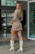 Vestido Veludo Com Paetê - comprar online