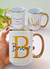 Caneca 430 ML - Borda e alça dourada - comprar online