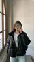 Imagen de CAMPERA + CHALECO PUFFER ENGOMADO NEGRO