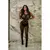 Bodystocking Macacão Sensual com Abertura Íntima sem Mangas Bodystocking na internet