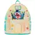 Loungefly disney stitch luau cosplay das mulheres alça dupla bolsa de ombro san - comprar online
