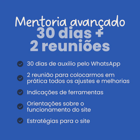 Mentoria - Plano Avançado