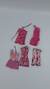 Barbie Roupa Lote 5 Vestidos Rosas E Estampados - comprar online