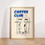 Pôster Coffee Club - comprar online
