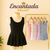 Regata com Saia Acoplada – Preto (Tamanhos 2 ao 14) - comprar online