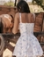 Vestido feminino curto com estampa floral na internet