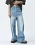 Calça jeans masculina soft wide