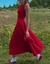 Vestido feminino elegante sem mangas