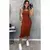 Vestido Prime Canelado - comprar online