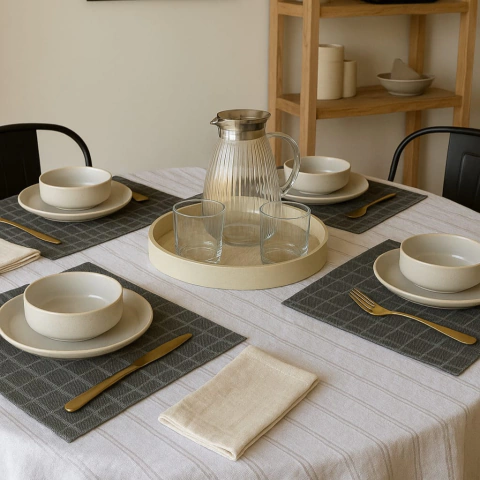 INDIVIDUAL CUADROS NEGRO - comprar online