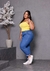 Calça Mom – Jeans - Cintura de Mola