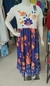 Vestido Estampado Estilo Farm – Malha e Crepe de Seda - Cintura de Mola