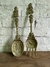 Cuchara y Tenedor de Bronce 38cm