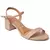 Sandália Vizzano Salto Grosso Feminina Com Fivela Conforto - comprar online