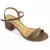 Sandália Vizzano Salto Grosso Feminina Com Fivela Conforto - loja online