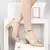 Moda feminina doce couro branco oco para fora sapatos de conforto senhora cláss na internet