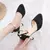 Moda feminina de alta qualidade branco apontou toe fivela cinta couro do plutôn - comprar online