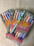 Lapiceras roller gel Mooving x6 pastel