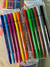 Microfibras multicolor trazo fino x12 en caja en internet