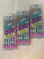 Marcadores Mooving glitter, x6 pastel
