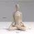 Imagem do Pequenas estatuetas de pose de yoga interior moderno decoração de casa menina