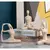 Pequenas estatuetas de pose de yoga interior moderno decoração de casa menina na internet