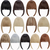 Franja Falsa da Pavorô , Cabelo Sintético - comprar online