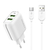 Carregador Hmaston 25W USB duas portas na internet