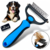 Escova Desembolado Rake Subpelos Pet 26 Dentes Caes Cachorro Cor Azul E Preto - G - comprar online