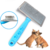 Rasqueadeira para Pelo Cães Pet Aço Inoxidável Tamanho Pequena Profissional - comprar online