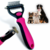 Escova Desembolado Rake Subpelos Pet 17 Dentes Caes Cachorro Cor Rosa E Preto - comprar online