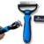 Escova Desembolado Rake Subpelos Pet 26 Dentes Caes Cachorro Cor Azul E Preto - G - loja online