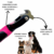 Escova Desembolado Rake Subpelos Pet 17 Dentes Caes Cachorro Cor Rosa E Preto na internet