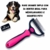 Escova Desembolado Rake Subpelos Pet 26 Dentes Caes Cachorro Cor Rosa E Preto - G - loja online