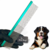 Pente Para Banho E Tosa Pet Shop Linha Profissional Bahwolf- 25cm Lilas - Verde - Bahwolf
