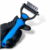 Imagem do Escova Desembolado Rake Subpelos Pet 17 Dentes Caes Cachorro Cor Azul E Preto