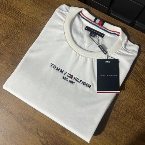 Camisa Masculina Tommy Hilfiger Off White - comprar online